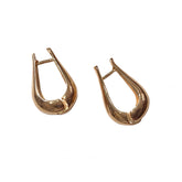 Gold Filled Teardrop Huggies